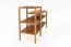 Regal Wellsford 41 Wildeiche massiv geölt - Abmessungen: 86 x 115 x 46 cm (H x B x T)