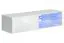 Kleiner TV-Unterschrank Möllen 21, Farbe: Weiß - Abmessungen: 30 x 120 x 40 cm (H x B x T), mit blauer LED-Beleuchtung