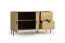 Sideboard / Kommode mit zwei Schubladen Amfipoli 02, Soft-Close-Funktion, Farbe: Eiche Baltic, zwei Türen, Maße: 87,5 x 160 x 40 cm, zwei Fächer