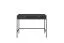 Schlichter Schreibtisch Worthing 48, Farbe: Schwarz / Gold - Abmessungen: 78 x 104 x 50 cm (H x B x T)