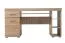 Schreibtisch mit Tastaturfach Delare 01, Farbe: Eiche Sonoma, Abstellplatz für den PC-Rechner, eine Schublade, ABS-Kanten, Maße: 75,5 x 145 x 65,5 cm