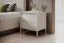 Nachtkommode Balta 13 | Farbe: Beige | zwei Schubladen | Push-to-open Funktion | Maße: 56 x 53,5 x 39,5 cm | ABS-Kantenschutz | für Schlafzimmer
