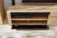 TV-Unterschrank | Push-to-open Funktion | Farbe: Eiche Ribbeck / Schwarz matt | 2 Kipptüren | Maße: 160 x 45 x 42 cm | 3 Fächer| für Wohnzimmer