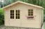 Steiner Shopping Gartenhaus R12 - 44 mm Blockbohlenhaus, Grundfläche: 13,90 m², Satteldach