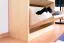 Schuhkipper Kiefer Holz massiv, Farbe: Natur 150x72x30 cm, Schuhschrank Schuhkommode