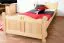 Kinderbett / Jugendbett Kiefer massiv Vollholz natur 91, inkl. Lattenrost - 140 x 200 cm (B x L)