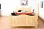 Kinderbett / Jugendbett Kiefer massiv Vollholz natur 91, inkl. Lattenrost - 140 x 200 cm (B x L)