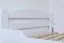 Jugendbett "Easy Premium Line" K4/1, 140 x 200 cm Buche Vollholz massiv weiß lackiert