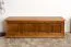Truhe Holztruhe Kiefer massiv Vollholz Eichefarben Rustikal 179 – Abmessungen: 50 x 154 x 46 cm (H x B x T), Sitztruhe