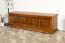 Truhe Holztruhe Kiefer massiv Vollholz Eichefarben Rustikal 179 – Abmessungen: 50 x 154 x 46 cm (H x B x T), Sitztruhe