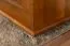 Truhe Holztruhe Kiefer massiv Vollholz Eichefarben Rustikal 179 – Abmessungen: 50 x 154 x 46 cm (H x B x T), Sitztruhe