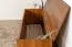 Truhe Holztruhe Kiefer massiv Vollholz Eichefarben Rustikal 179 – Abmessungen: 50 x 154 x 46 cm (H x B x T), Sitztruhe