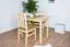 Massivholz Tisch 60x100 cm Kiefer, Farbe: Natur