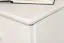 Kommode Kiefer massiv Vollholz weiß Junco 146 – Abmessungen: 100 x 40 x 42 cm (H x B x T)