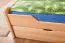 Einzelbett / Stauraumbett "Easy Premium Line" K4, inkl. 2 Schubladen und 1 Abdeckblende, 140 x 200 cm Buche Vollholz massiv Natur