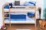 Kinder Stockbett - Buche Massivholz 90x200 cm, teilbar