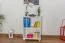 Regal - 60 cm breit, Kiefer Holz-Massiv, Farbe: Weiß