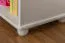 Regal Kiefer massiv Vollholz weiß lackiert Junco 53C - Abmessung 83 x 60 x 42 cm