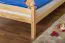 Kinderbett / Jugendbett Kiefer massiv Vollholz natur 97, inkl. Lattenrost - Abmessung 90 x 200 cm