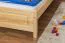 Kinderbett / Jugendbett Kiefer massiv Vollholz natur 78, inkl. Lattenrost - Abmessung 90 x 200 cm