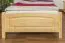 Kinderbett / Jugendbett Kiefer massiv Vollholz natur 80, inkl. Lattenrost - Abmessung 90 x 200 cm