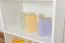 Regal Kiefer massiv Vollholz weiß lackiert Junco 51C - Abmessung 158 x 60 x 42 cm