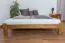 Massivholz Bettgestell Kiefer 160 x 200 cm Eiche
