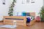 Doppelbett / Funktionsbett "Easy Premium Line" K6 inkl. 4 Schubladen und 2 Abdeckblenden 160 x 200 cm Buche Vollholz massiv Natur