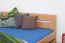 Doppelbett / Funktionsbett "Easy Premium Line" K6 inkl. 4 Schubladen und 2 Abdeckblenden 160 x 200 cm Buche Vollholz massiv Natur