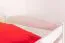Etagenbett / Stockbett "Easy Premium Line" K21/n, Kopf- und Fußteil gerundet, Buche Vollholz massiv Weiß - 90 x 200 cm (B x L), teilbar