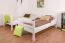 Etagenbett für Erwachsene "Easy Premium Line" K21/n, Kopf- und Fußteil gerundet, Buche Vollholz massiv Weiß - 90 x 200 cm (B x L), teilbar