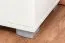 Garderobe Potes 02, Farbe: Weiß - 209 x 50 x 37 cm (H x B x T)