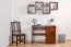 Schreibtisch Kiefer massiv Vollholz Nussfarben Junco 191 - Abmessungen: 75 x 100 x 55 cm (H x B x T)