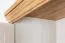 Kommode Badile 01, Farbe: Kiefer Weiß / Braun - 98 x 127 x 46 cm (H x B x T)