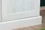 Vitrine Badile 05, Farbe: Kiefer Weiß / Braun - 187 x 127 x 39 cm (H x B x T)