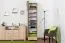 Schmaler Kleiderschrank, Farbe: Eiche Braun - 209 x 50 x 37 cm (H x B x T)