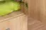 Schmaler Kleiderschrank, Farbe: Eiche Braun - 209 x 50 x 37 cm (H x B x T)
