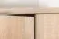 Schmaler Kleiderschrank, Farbe: Eiche Braun - 209 x 50 x 37 cm (H x B x T)