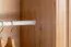 Kleiderschrank Eiche / Weiß, Abmessung: 196 x 166 x 53 cm (H x B x T)
