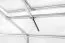 Gewächshaus Endivie L15, HKP 6 mm, Grundfläche: 14,10 m² - Abmessungen: 640 x 220 cm (L x B)