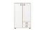 Kinderzimmer - Kommode Benjamin 27, Farbe: Buche / Weiß - 134 x 86 x 37 cm (H x B x T)