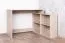 Schreibtisch Kasungu 18, Farbe: Eiche - Abmessungen: 77 x 112 x 101 cm (H x B x T)