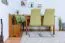 Eckbank Kiefer massiv Vollholz Eichefarben Rustikal Junco 243 - Abmessungen: 84 x 140 x 182 cm (H x B x T)