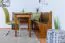 Eckbank Kiefer massiv Vollholz Eichefarben Rustikal Junco 243 - Abmessungen: 84 x 140 x 182 cm (H x B x T)