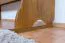 Eckbank Kiefer massiv Vollholz Eichefarben Rustikal Junco 243 - Abmessungen: 84 x 140 x 182 cm (H x B x T)