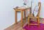 Tisch Kiefer massiv Vollholz Erlefarben Junco 226B (eckig) - 50 x 90 cm (B x T)