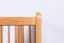 Babywiege Kiefer massiv Vollholz Erlefarben 104, inkl. Lattenrost - 60 x 120 cm (B x L)
