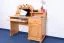 Schreibtisch Kiefer massiv Vollholz Erlefarben Junco 188 - Abmessungen: 106 x 120 x 57 cm (H x B x T)