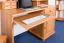 Schreibtisch Kiefer massiv Vollholz Erlefarben Junco 188 - Abmessungen: 106 x 120 x 57 cm (H x B x T)