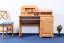 Schreibtisch Kiefer massiv Vollholz Erlefarben Junco 188 - Abmessungen: 106 x 120 x 57 cm (H x B x T)